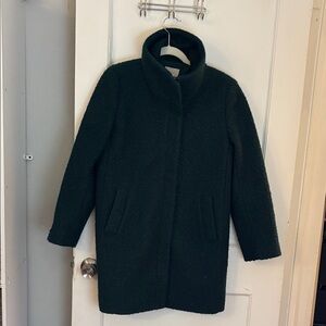 LOFT Dark Green Teddy Jacket
